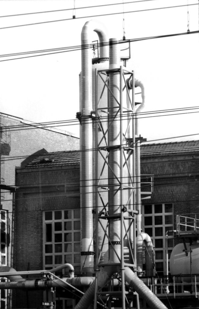 SNIA torre di distillazione