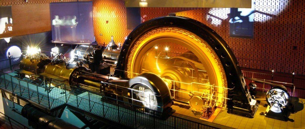 La macchina a vapore Sulzer-BBC del Musero EDF Electropolis di Mulhouse (FR)